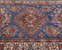 4x6 Ft Blue Kazak Afghan Hand Knotted Traditional Wool Area Rug